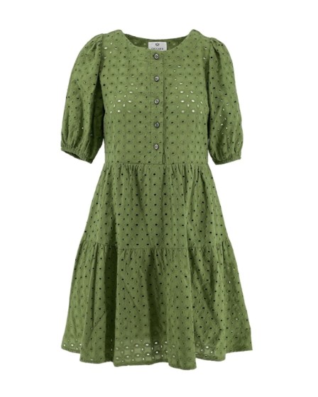 chicard dress cotton green